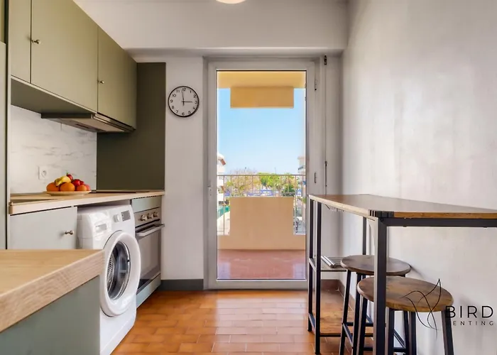 1br W Terrace & Parking * نيس